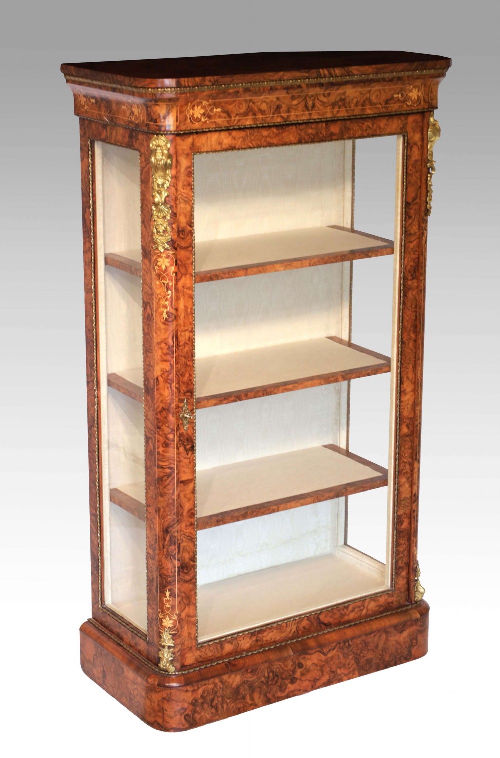 A fine quality Victorian Period display cabinet.
