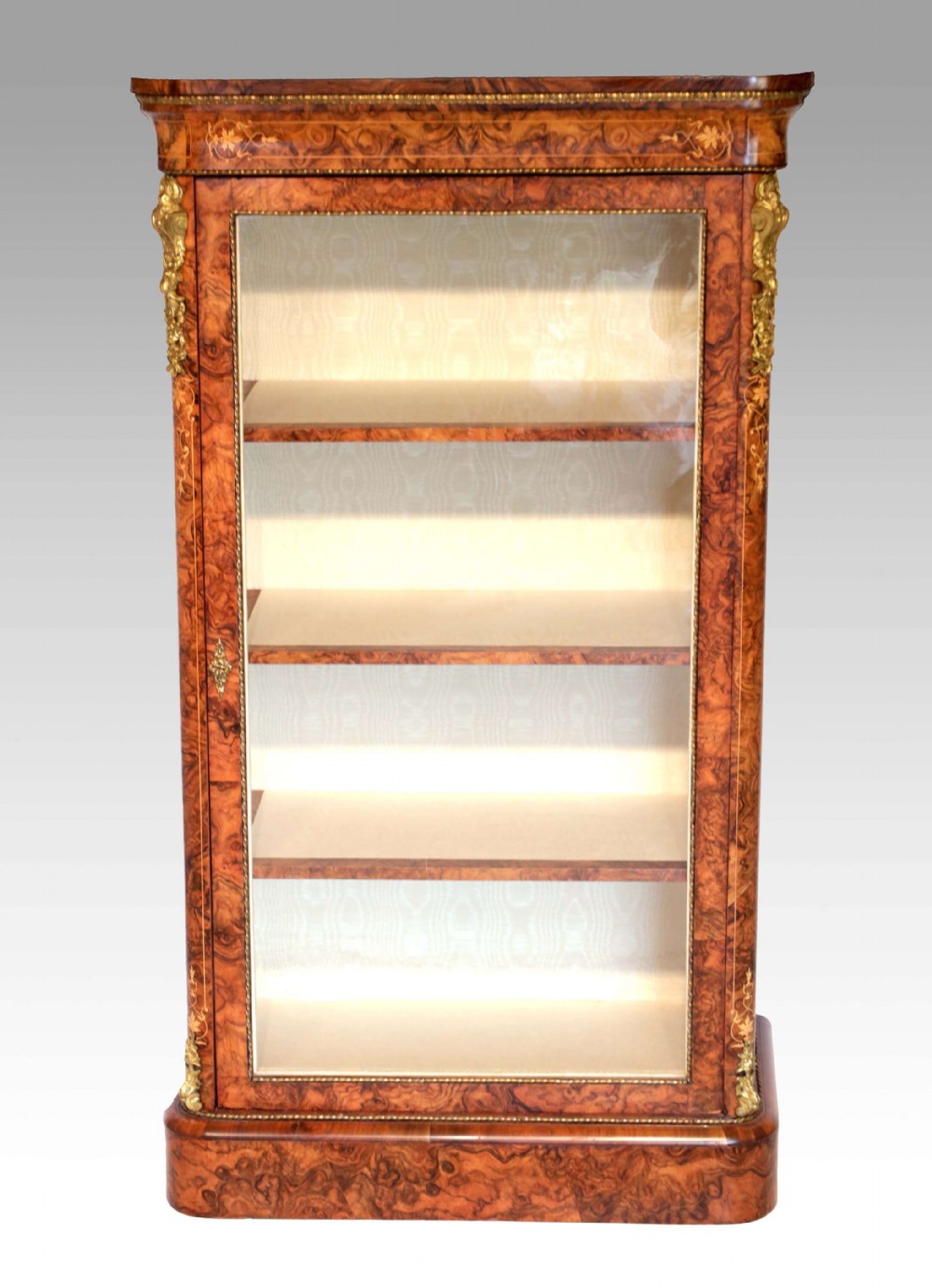 A fine quality Victorian Period display cabinet. View II