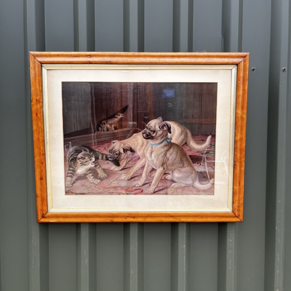 A 19th Century Chromolithograph titled 