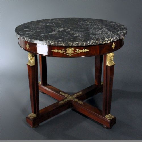 french empire 'retour degypte' gueridon - CATEGORY: ANTIQUE TABLES - DATED 19TH CENTURY