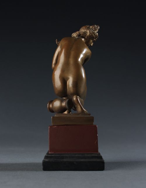 GRAND TOUR CABINET BRONZE OF CROUCHING VENUS - ADDITIONAL PHOTO 2
