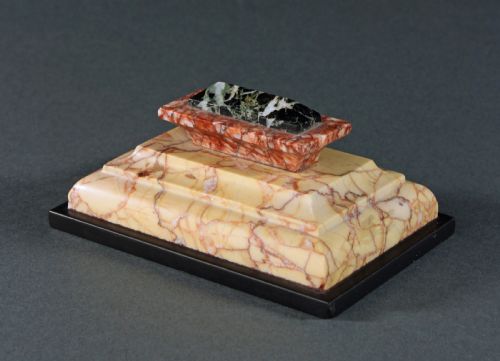 grand tour specimen marble paperweight - CATEGORY: ANTIQUE MISCELLANEOUS - DATED 1890