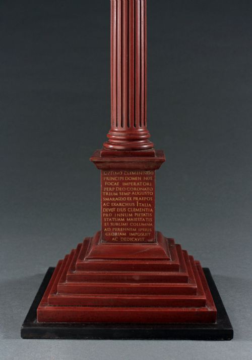 GRAND TOUR MARMO ROSSO PHOCAS COLUMN - ADDITIONAL PHOTO 3