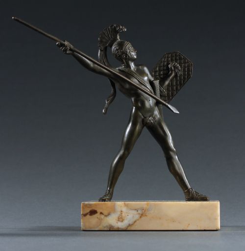 PAIR OF CLASSICAL WARRIORS AFTER DAVID - ADDITIONAL PHOTO 4