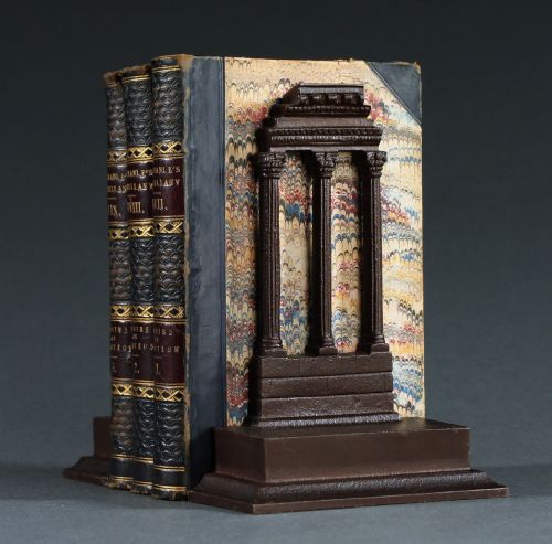 BRADLEY AND HUBBARD GRAND TOUR TEMPLE OF CASTOR AND POLLUX BOOKENDS - ADDITIONAL PHOTO 3