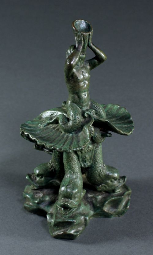 grand tour bronze model of the fontana del tritone - CATEGORY: ANTIQUE METAL - DATED 19TH CENTURY