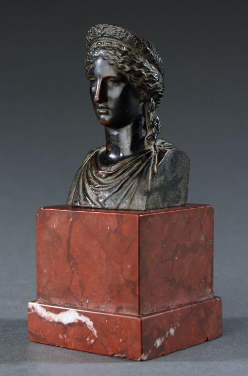 GRAND TOUR BRONZE OF ANTONIA MINOR AS JUNO - ADDITIONAL PHOTO 2