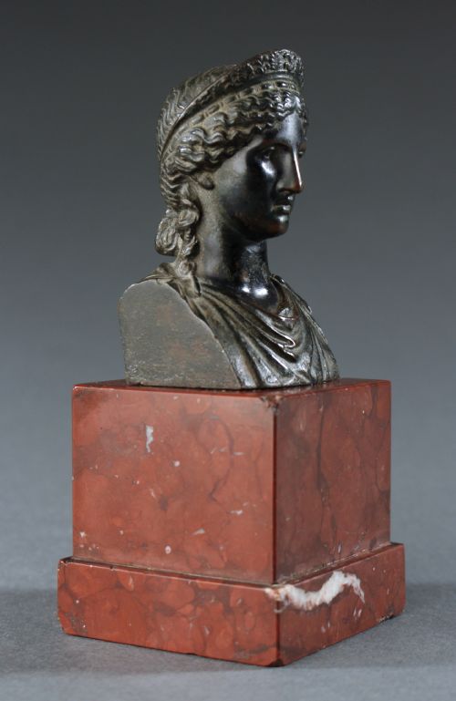 GRAND TOUR BRONZE OF ANTONIA MINOR AS JUNO - ADDITIONAL PHOTO 3