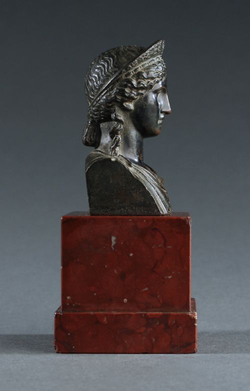 GRAND TOUR BRONZE OF ANTONIA MINOR AS JUNO - ADDITIONAL PHOTO 1