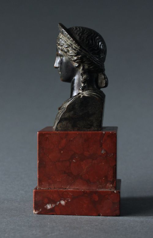 GRAND TOUR BRONZE OF ANTONIA MINOR AS JUNO - ADDITIONAL PHOTO 4
