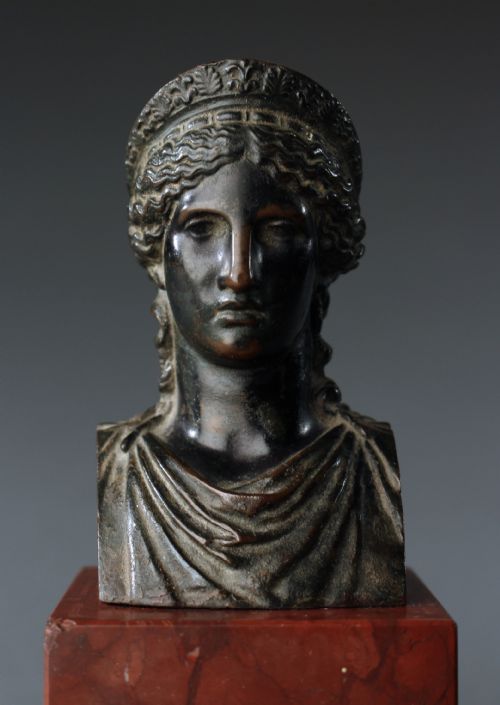 GRAND TOUR BRONZE OF ANTONIA MINOR AS JUNO - ADDITIONAL PHOTO 5