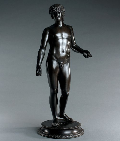 Fine Grand Tour Neapolitan Bronze of Antinous