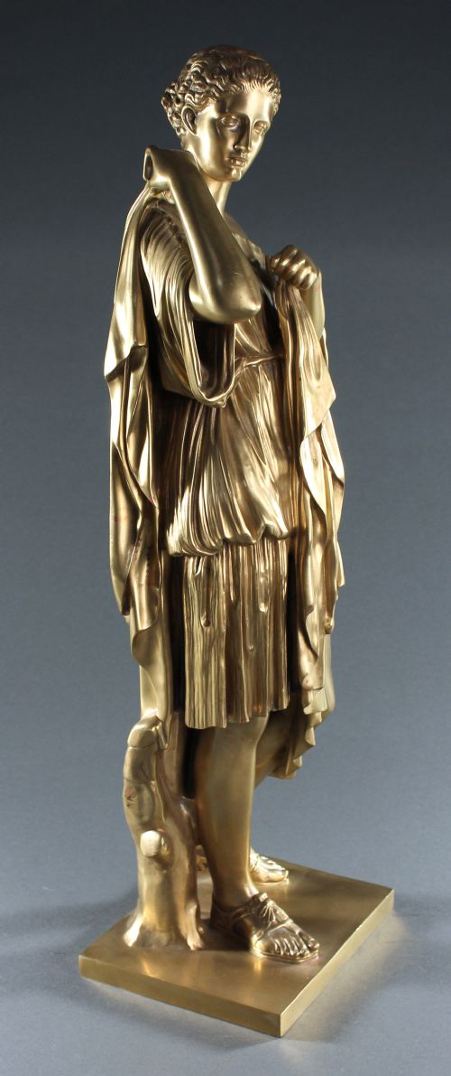 LARGE BRONZE OF THE DIANE DE GABIES - ADDITIONAL PHOTO 1