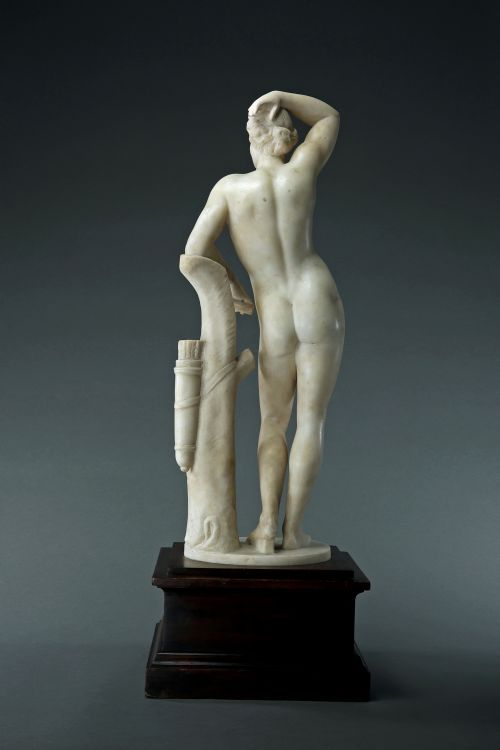 GRAND TOUR MARBLE APOLLINO STATUE - ADDITIONAL PHOTO 2