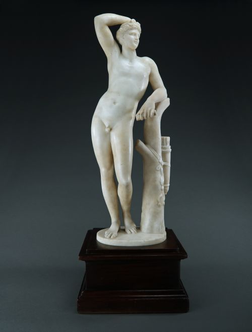GRAND TOUR MARBLE APOLLINO STATUE - ADDITIONAL PHOTO 3