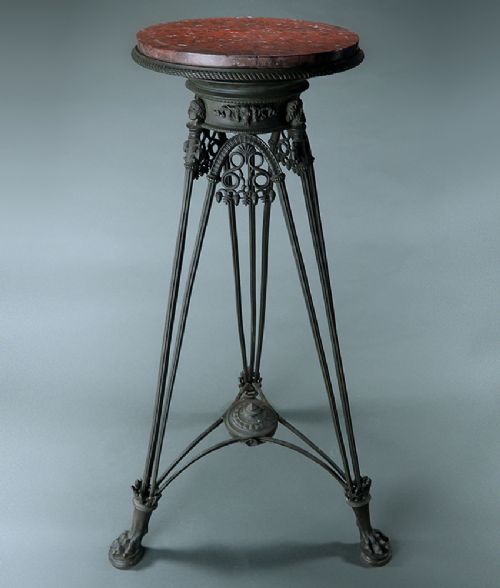 FRENCH ETRUSCAN REVIVAL MARBLE TOPPED GURIDON