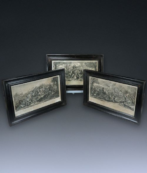 THREE 'TRIUMPH OF ALEXANDER' PRINTS BY LE BRUN