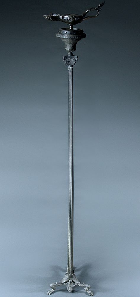 GRAND TOUR NEOPOMPEIAN BRONZE FLOOR STANDING LAMP
