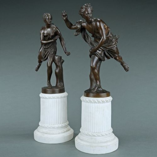 Atalanta and Hippomenes Bronzes by Barbedienne
