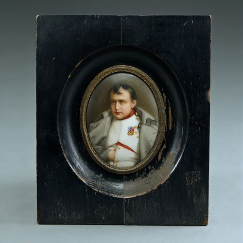 Painted Miniature of Napoleon After Delaroche