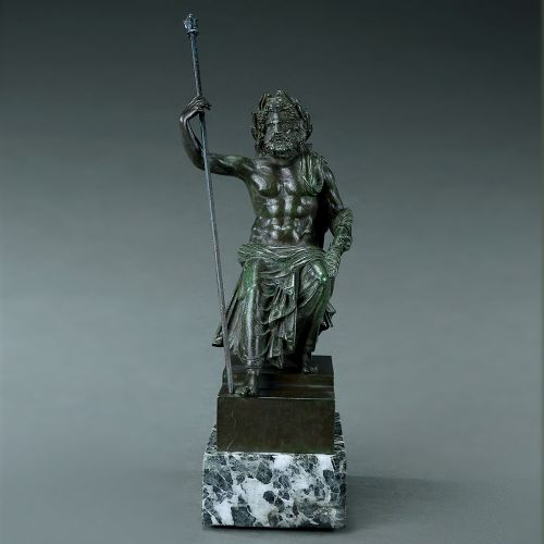 Grand Tour Bronze of Jupiter Enthroned