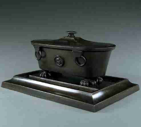 Regency Inkwell Stand in the Manner of Vulliamy