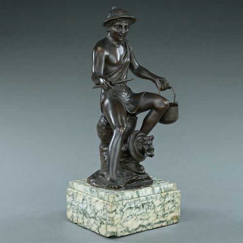 Grand Tour Bronze Neapolitan Fisherman Fountain