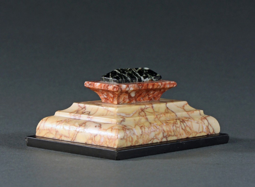 Grand Tour Specimen Marble Paperweight View II