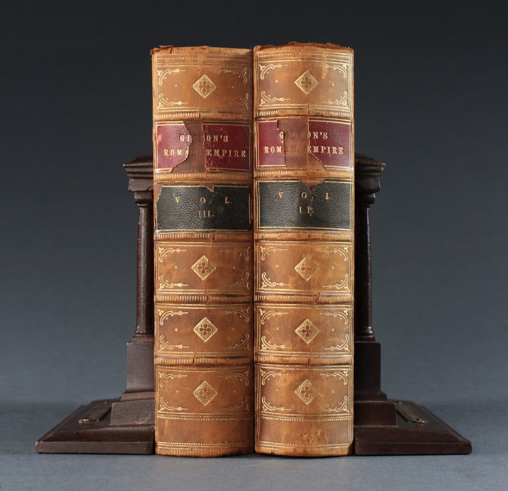 Temple of Saturn bookends by Bradley & Hubbard View VI