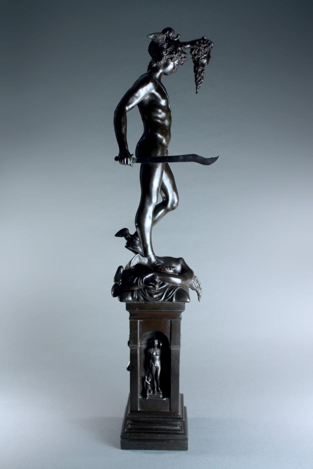 Fine bronze Perseus with the Head of Medusa after Cellini View II