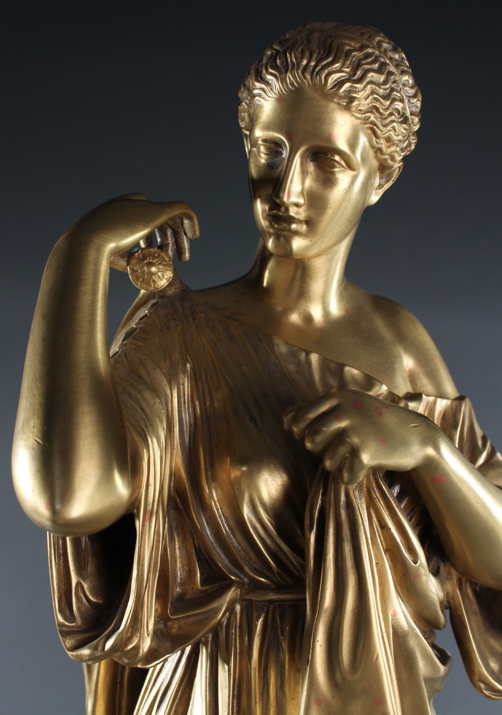 Large bronze of the Diane de Gabies View III