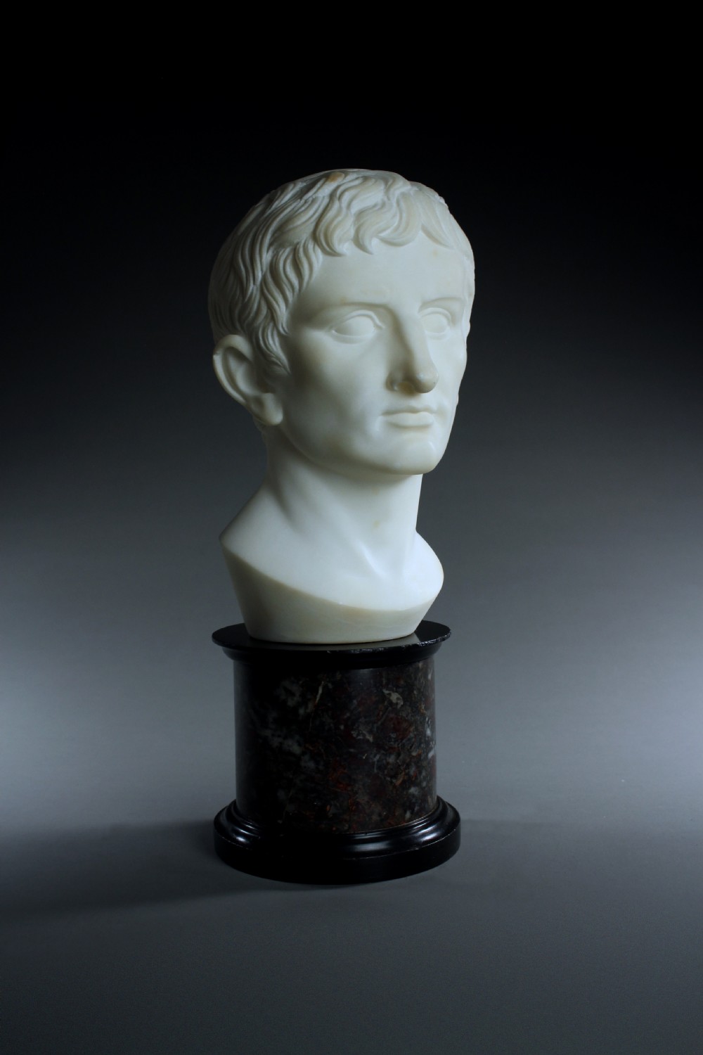 Grand Tour bust of Augustus of Prima Porta