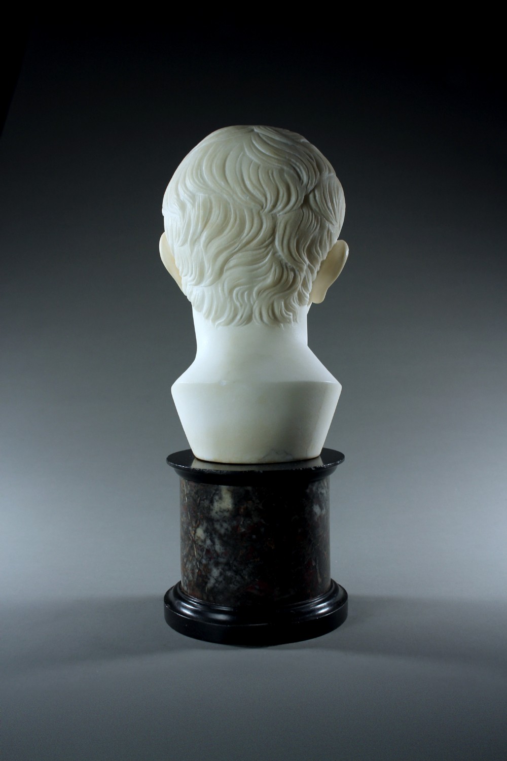 Grand Tour bust of Augustus of Prima Porta View VII