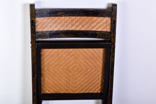 AESTHETIC PERIOD JAPANNED FOLDING CHAIR - ADDITIONAL PHOTO 6