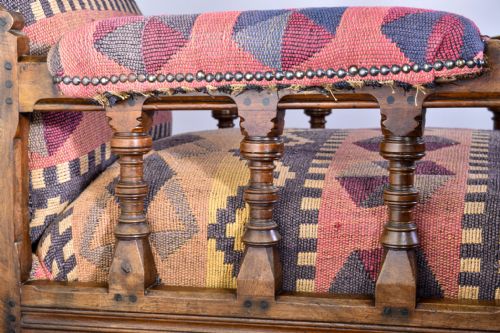 A LAMB OF MANCHESTER OPEN ARMCHAIR - ADDITIONAL PHOTO 4