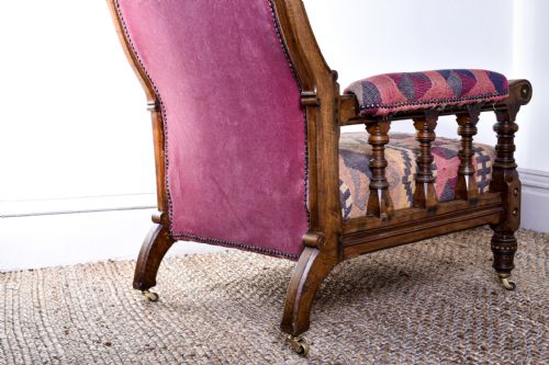 A LAMB OF MANCHESTER OPEN ARMCHAIR - ADDITIONAL PHOTO 6