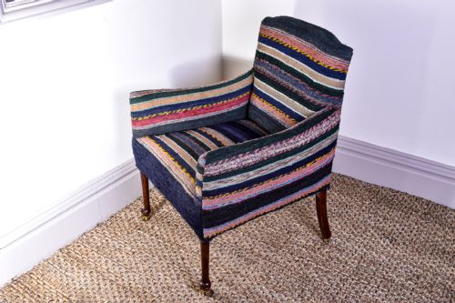 bohemian library chair - CATEGORY: ANTIQUE CHAIRS - DATED 1900