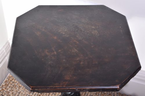 BLACK FOREST FOLK ART TABLE - ADDITIONAL PHOTO 1