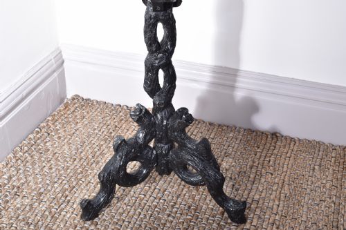 BLACK FOREST FOLK ART TABLE - ADDITIONAL PHOTO 2
