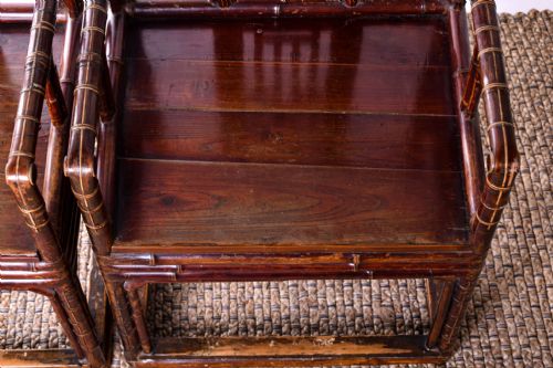 BRIGHTON PAVILLION STYLE BAMBOO ARMCHAIRS - ADDITIONAL PHOTO 2