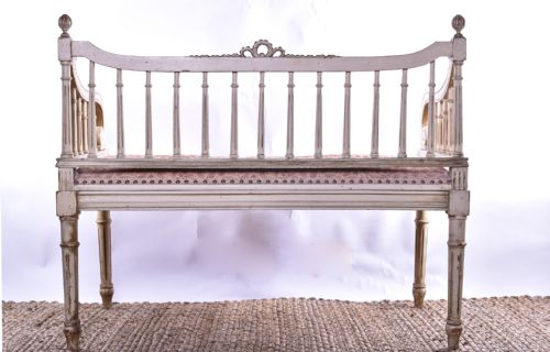 FRENCH 19TH CENTURY WINDOW SEAT - ADDITIONAL PHOTO 6