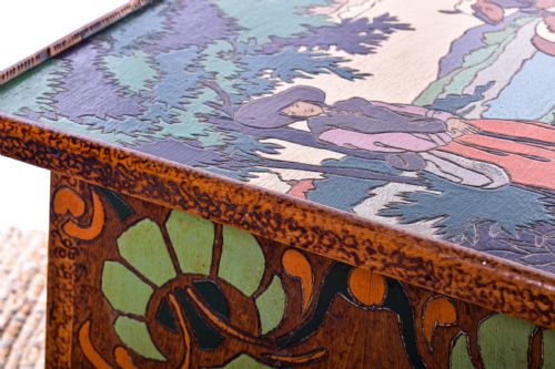 ARTS AND CRAFTS WORK BOX POSSIBLY AUSTRIAN - ADDITIONAL PHOTO 5