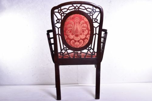 19TH CENTURY 'CHINESE CHIPPENDALE' ARMCHAIR - ADDITIONAL PHOTO 5
