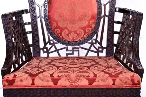 19TH CENTURY 'CHINESE CHIPPENDALE' ARMCHAIR - ADDITIONAL PHOTO 8