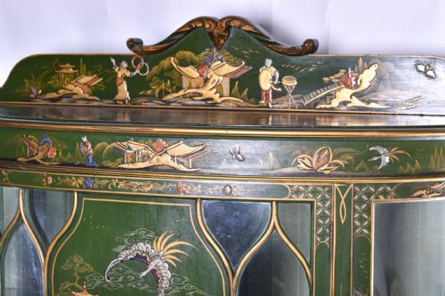 HIGHLY DECORATIVE CHINOISERIE CABINET - ADDITIONAL PHOTO 7