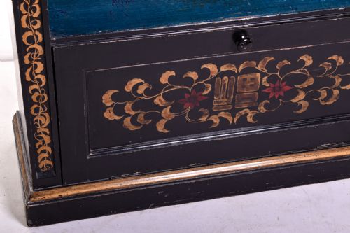 EBONISED OPEN BOOKCASE - ADDITIONAL PHOTO 2