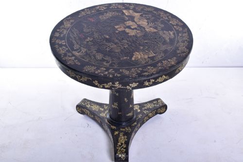 JAPANNED 'CHINOISERIE' CENTER TABLE - ADDITIONAL PHOTO 6