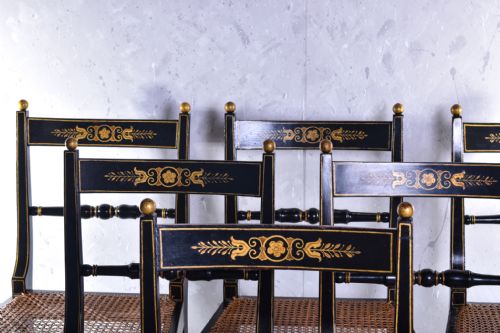 A REGENCY SET OF DINING CHAIRS - ADDITIONAL PHOTO 1