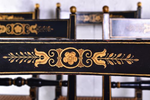 A REGENCY SET OF DINING CHAIRS - ADDITIONAL PHOTO 2