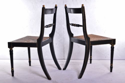 A REGENCY SET OF DINING CHAIRS - ADDITIONAL PHOTO 6
